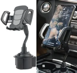 Автомобильный держатель для чашки, крепление для телефона, регулируемая гусиная шея, автомобильная подставка для смартфона для iPhone 7 7P 8 8P X XS XRSamsung Galaxy S10 S9 Huawei8143787
