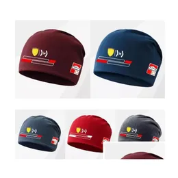 إكسسوارات الدراجات النارية الأخرى F1 Racing Wrap Hat Summer Mens and Womens Bandana Drop Drop Automobiles Motorcycles Motorcycly A Dhowf