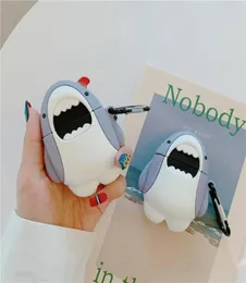 AirPod 용 3d White 2 1 프로 케이스 만화 소프트 실리콘 무선 이어폰 케이스 귀여운 커버 7408425