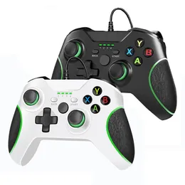 Wired Game Controllers Dual Motor Vibration Gamepad Joysticks Compatible med Xbox Series X/S/Xbox One/Xbox One S/One X/PC med Retail Packaging DHL/UPS