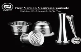 Icafilas för Nespresso Refillable Capsule Reusable Coffee Filter Dripper Steel Cafeteira Capsulas de Cafe Recargables C10304247224