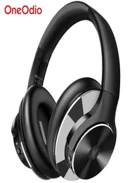Oneodio A10 Fones de ouvido com cancelamento de ruído ativo 750mAh Bluetooth 50 Fone de ouvido sem fio com microfone USB C Carregamento rápido AAC T19119512590