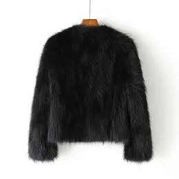 Young Fox Grass Coat Damen Slim Short Zweireiher Haining 2023 Winter New Fur Control 526354