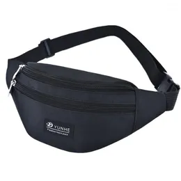 Hifuar Waist Bag Female Belt New Fashion Outdoor Chest Handbag Unisex Fanny Pack Ladies Waist Pack Belly Bags1224D