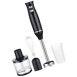 500W Handheld Immersion Blender 500ml Processor Stainless Steel Blades4-In-1 Handheld Stick Mixer Set Electric Hand Blender Set 240228