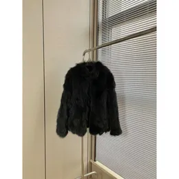 "Tiotusen år och sex generationer" Ny Fox Belly Hair Winter Short Fur Coat för unga kvinnor 554534