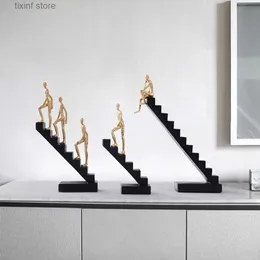 Obiekty dekoracyjne figurki nowoczesne proste figurę posąg domowy salon stół wnętrza dekoracje półki na książki akcesoria odzież sklep