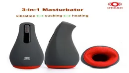 Sex toy massager Otouch Masturbators Pussy Vagina Toys Men Male Masturbator Blowjob Oral Sucking Heating Vibrating 3 in 1 Airturn 9172853