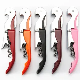 Inserting Red Wine Stainless Steel Multi functional Wine and Beer Bottle Opener Driver Portable Wholesale Saber Wine Opener Bottle Opener 9 Colors Available