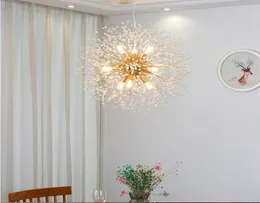 NORDIC G9 Crystal LED FERSILIERS LOFT Silver Gold Gold Siperant Pendant Seiling Laff Light Tiptures for Living Room Shop947621