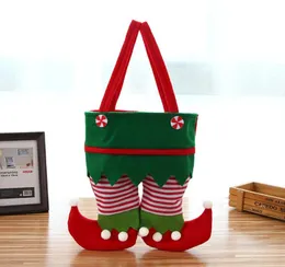 Saco de doces de Natal Elk Pants Treat Pocket Home Party Presentes Decoração Xmas Gift Holders Festival Acessórios FWF86441309360