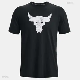 Mens Tshirts Project Rock Brahma Bull Tshirt Casual Fashion Streetwear Women Sportwear Högkvalitativ kort ärmstorlek XS 6XL Summer 230620 424