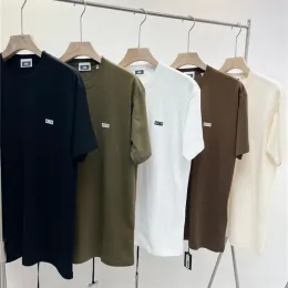 T-shirt Flocked Box Kith Moda Tişört Erkekler 1: 1 En Kaliteli Kith Büyük Boyu Kadınlar Tee Vintage Kısa Kollu Mens Giyim