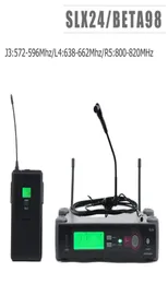 J3572596MhzL4638662MhzR5800820Mhz Sistema microfonico wireless per strumento chitarra sassofono di alta qualità SLX124beta 986558284