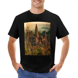 Męskie topy zbiornikowe Angkor wat ruiny Siem Reap Cambodia T-shirt koszulki graficzne koszulki Męskie T-shirty Hip Hop