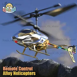 電気/RC航空機RCヘリコプター2.5Chリモートコントロール飛行機キッズ玩具抵抗性衝突合金ワイヤレス航空機のおもちゃ少年子供ギフトT240309