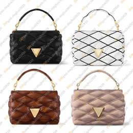 Dam mode casual designe lyx gå 14 väska totes handväska crossbody axel väska messenger väska topp spegel kvalitet m22891 m22890254n