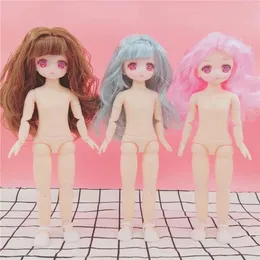 Simpatico cartone animato 30 cm bambola 20 articolazioni mobili bidimensionali viso anime BJD Lol giocattolo per ragazze regalo 240304