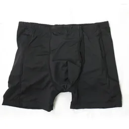 Cuecas homens sexy boxer shorts roupa interior separação escroto fisiológico respirável interior