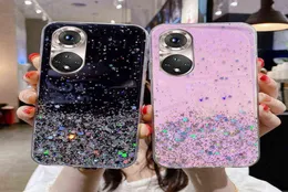 Shiny Bling Glitter Star Clear Soft Phone Case Cover for HUAWEI HONOR 50 50 Lite 50Lite Nova 9 W2203124234094