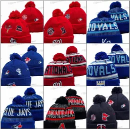 2024 Todas as 32 equipes de beisebol Beanie Cap New York Beanies Mix Colors P Sports American Baseball Team Bordado Dimensional Lã de Inverno Esporte Knit Hat Skull Caps A-05