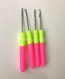 Plastic handle Crochet Hooks Needle for Dreadlock Interlocking Lock Hair Micro Braiding Hook Needle 10 pcsbag7649957