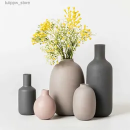 Vaser modern heminredning glas vas minimalism vardagsrum dekoration tillbehör vas dekoration hushållsblomma vaser gåvor l240309