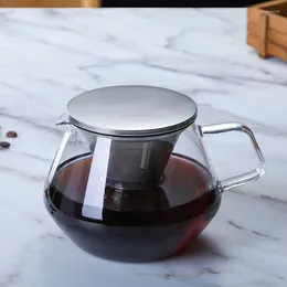 يذبل Tumblers مبيعات الجملة من Glass Coffee Pots يدوي مجموعات مشاركة مع مرشحات PO