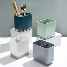 Kitchen Storage Smooth Corners Box Polished Comfortable Touch Reduce Bacterial Growth Clean And Hygienic Drain Design Chopstick Holder