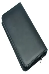 Haarscheren-Etui, professionelle Scheren-Pakettasche, 22 cm, schwarze PU-Ledertasche, Stauraum für 3 Scheren-Styling-Werkzeuge, LZN00368280119