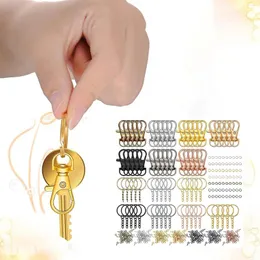 Keychains 350x 키 체인 링 체인 랍스터 부스러기 스위블 스냅 후크 키가있는 열린 점프 액세서리 펜던트를위한 끈.