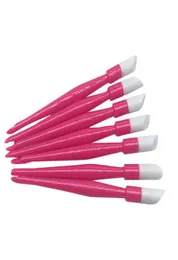 EasyNail 50 шт. розовый мягкий пушер для кутикулы пластиковый резиновый темно-фиолетовый в наличии высококачественные инструменты для ногтей6675858
