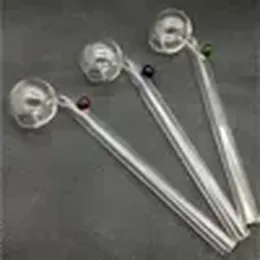 Acook 20st Pyrex Glass Oil Burner Pipe Clear Color Quality Pipes Transparenta fantastiska rörrör Nagel Tips ZZ