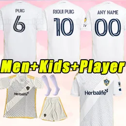 Men kids 25 24 MLS Los Angeles LA Galaxy Soccer Jerseys Javier Hernandez Chicharito Raheem Edwards Samuel Grandsir Efrain Alvarez Sacha Kljestan fans player version