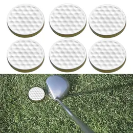 6pcs ممارسة الجولف كرات واقعيا يشعر الجولف أرجوحة مدرب للرجال هدية لاعب الجولف 240301