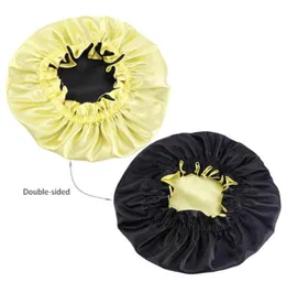 Baby Silky Satin Bonnet Verstellbare Schlafmütze Mädchen Nachtturban Kinder Kopfbedeckung A2UB289k7146178