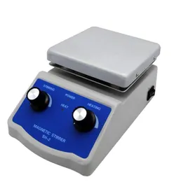Agitador magnético com placa de aquecimento misturador de laboratório agitador 220v110v controle duplo com barra de agitação de 1 polegada c35490408