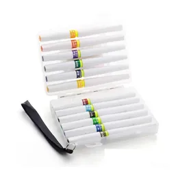 Маркеры оптом, превосходные 12/24 цвета, кисть Wink Of Stella, маркеры с блестками, набор ручек для письма Ding 201212 Drop Delive Dhpmh