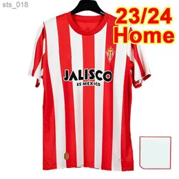 Fãs Tops Tees Camisas de futebol 23 24 Sporting De Gijon Camisas de futebol masculinas IZQUIERDOZ QUEIPO CAMPU VARANE DIEGO S. J. OTERO DJUKA Home Away 3rd Camisas de futebolH240309