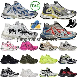 Top Quality Casual Shoes Triples 7.0 Sneaker Designer Hottest Tracks 7 Tess Gomma Paris Speed Platform Outdoor Sports Sneakers Size 35-46