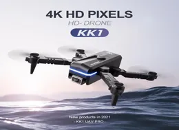 Global Drone 4K Double HD Camera Mini Mini WiFi FPV قابلة للطي طائرات هليكوبتر سيلتيك الطائرات بدون طيار للطفل مع البطارية KK6319648