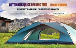 Tents Tourism 3-4 People Travel Double Layer Timative Tent Tent Outdoor Camping Park Camp Sunsn مع صافي البعوض والملاجئ 8532887