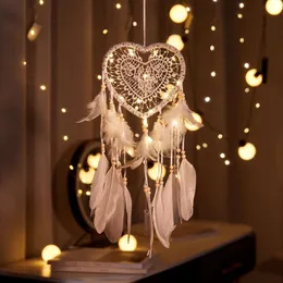 Creative Hollow Out Love Colorful Lantern Decorations, Nordic with Dream Catcher Pendant