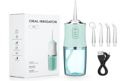 50OFF ORAL IRRIGATORS HAND HELD ELECTRIC TOOTH PUNT PORTABLE 220ML容量3モデル360°歯をきれいにした白いピンクグリーン3 COLO2488272