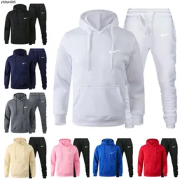 Projektant mody bluzy z kapturem Mens Tracksuit Zestaw Outdoor Sportswear Sweetry Spodnie Fursballtrikots Basketball Yoga Gruby Nikie Apparel Sweatsuit H6R6