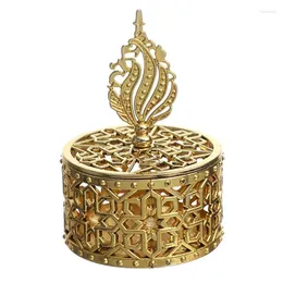 Garrafas 1 Pc Lembrança Caixa de Presente Ouro Galvanoplastia Pequena Caixa Decoração de Mesa de Casa Portátil Casamento Trinket Doces Recipiente Açúcar