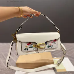 Cosmetic Bags Cases Women's Tabby handbag cowhide oneshoulder messenger bag retro and versatile long and short two detachable270q