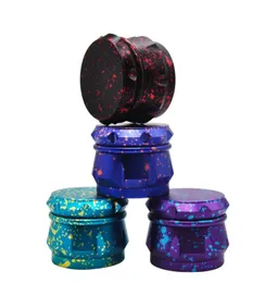 New Drum Metal Smoking Herb Grinders Concave Dry Herb Grinder Diameter 63MM 4 Layer Aluminum Alloy Diamond Teeth Tobacco Miller2250660