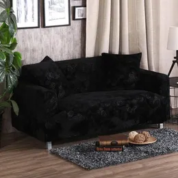 Pokrywa krzesła Claroom zagęszczone 3D wytłaczona aksamitna sofa sof