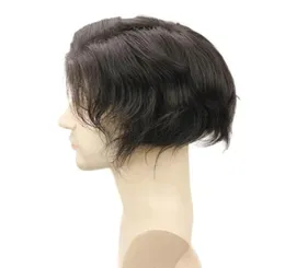 2020スイスレースメンズツーピーヘアピース自然ヘアラインヒューマンヘアウィッグフルソフト交換漂白ノットシステムTOUPEE10x881638376